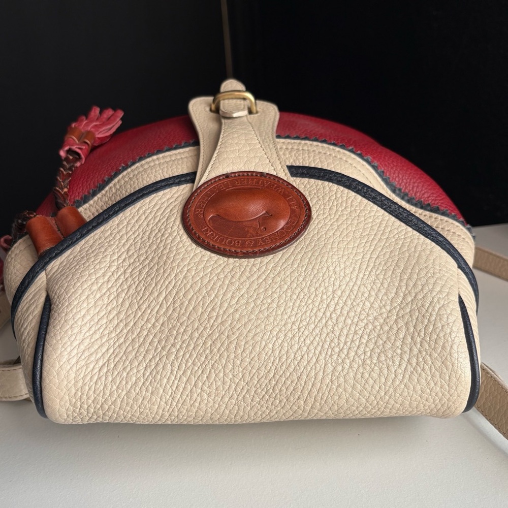 Dooney and Bourke awl leather Teton Drawstring Bag
Rouge Bone Navy - Picture 8 of 16